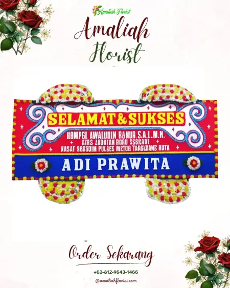 Papan Bunga Ucapan Selamat Tugujaya